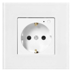 Orno Tuya Smart Wi-Fi single socket, Schuko, white