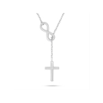 Brilio Brilio Silver Silver Women's Necklace Infinity and Cross NCL195W