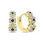 Brilio Brilio Silver Brilio Silver Delicate gold plated rings with zircons EA663Y