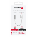 Swissten Textile Lightning to Jack 3.5mm Audio Adapter 15cm