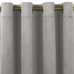 Homede Curtains VELVET EYELETS G Grey 200x245