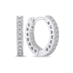 Brilio Brilio Silver Brilio Silver Charming silver hoop earrings EA724W
