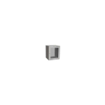 Solarix kokkupandav seinakapp SENSA LITE 12U 450mm, ukse klaas, RAL 7035, SENSA-L-12U-545-11-G