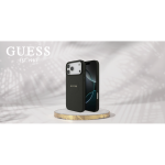 Dėklas Dėklas Guess Grained Ring MagSafe iPhone 17 Pro Max musta