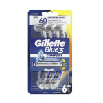 Gillette Blue3 Sensitive Comfort Disposable Razors 6pcs