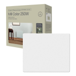 V&auml;rvipaneeli V&auml;rvipaneeli k&uuml;tteseade | COLOR250 | Paneelk&uuml;tteseade | 250 W | Sobib ruumidele kuni 2-5 m&sup2; | Matte valge | IPX4