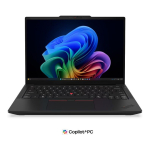 ThinkPad ThinkPad T14 G7 Intel | Must | 14 " | IPS | WUXGA | 1920 x 1200 pikslit | Anti-glare | Intel Core Ultra 7 | 355 | 32 GB | LPCAMM