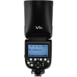 Kaamera Kaamera v&auml;lk - Godox Speedlite V1 Canon UK 2600 mAh USB-C 1,5 s TTL k&auml;sitsi 2,4 GHz