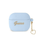 Guess Guess GUA3LSCHSB AirPods 3 Cover Blue/Blue Silicone Carousel Heart Collection