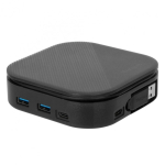 Targus DOCK116GLZ s&uuml;learvuti dokk ja pordireplikaator Juhtmega &uuml;hendatud USB 3.2 Gen 2 (3.1 Gen 2) Type-C Must