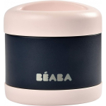 BEABA THERMO FOOD CONTAINER, 500 ML, NIGHT Blue/LIGHT Pink