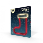 Neon Neon LED CHRISTMAS SOCK white red FLNE23 Forever Light