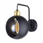 Orno JALA 1P, wall lamp, E27 max. 15W, black