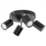 Hanging Hanging lamp Orno Rino SP 4, wall and ceiling lamp, GU10 max. 4x50W, IP20, black
