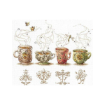 Beldizart Cross stitch set "Tea lovers" SANTS-10