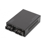 Digitus DN-82024 meediakonverter 100 Mbit/s 1310 nm Multirežiim, &Uuml;ksikrežiim Must