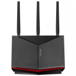 ASUS RT-BE86U juhtmevaba ruuter 10 Gigabit Ethernet Kaks sagedusala (2,4 GHz / 5 GHz) Must