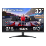 LG 32UR500K-B PC lamekuvar 80 cm (31.5") 3840 x 2160 pikslit 4K Ultra HD LCD Must
