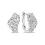 Brilio Brilio Silver Brilio Silver Glittering silver earrings EA134W