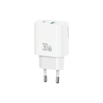 Seinakontakt Seinakontakt USAMS CC316 T65 30W 1xUSB-C 1xUSB-A Kiire laadimine