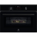 Electrolux COM800CB 600 CombiQuick kombinatsiooniahju, must