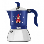 Bialetti 0006649 manuaalne kohvimasin Mokakohvi kann 0,473 l Sinine, Punane, Roostevaba teras