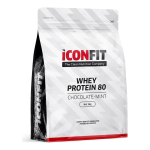 ICONFIT Whey Protein 80 valguvalkude pulber, &scaron;okolaadi-m&uuml;ndi, 1 kg
