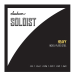 Jackson&reg; Jackson&reg; Soloist&trade; Heavy, elektrikitarrikeeled, 11 - 48