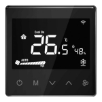 Nice Nice termostaat | FAN4-CONTROL | Must svarte