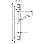 Du&scaron;ikomplekt Du&scaron;ikomplekt Hansgrohe Rainfinity 28745990, kuld