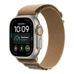 Apple Watch Ultra 4 (GPS + Cellular) 49 mm looduslikust titaanist korpus ja k&otilde;rberibane Alpine rihm, keskmine suurus