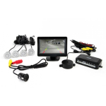 Amio Kit parking sensors tft01 4.3" with camera hd-308-led 4 sensors Silver