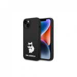 Karl Karl Lagerfeld Case iPhone 14 Plus 6.7" KLHMP14MSNCHBCK Black Hard Case Magsafe Silicone NFT Choupette