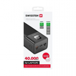 Swissten 22013941 akupank Liitiumpol&uuml;meer (LiPo) 40000 mAh Must
