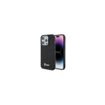 Guess - iPhone 15 Pro HC PU DISCO SCRIPT METAL Black
