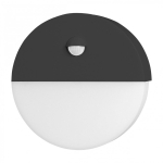 Wall Wall lamp Orno HALIT LED 10W, oprawa ogrodowa with motion sensor 140st, 600lm, IP65, 4000K, IK10, black
