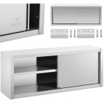 Royal Royal Catering Cabinet ścienna gastronomiczna with drzwiami przesuwanymi STAL 150 x 45 x 60 cm