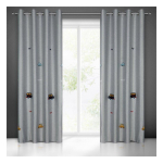 Eurofirany Euro curtains ZAS/ALVIN/SRE+NI 140X250 TRANSPARENT