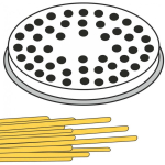 BIGOLI BIGOLI pasta strainer tip, thick threads, 22 holes dia. 3mm MPF2.5/4 - Hendi 229347