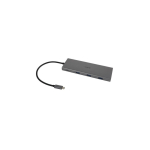 USB-C USB-C hub DELTACO, 5 Gbps, 4x USB-A, slim, black / USBC-HUB202 / 1902427
