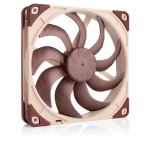 Noctua NF-A14X25 G2 LS-PWM arvuti jahutuss&uuml;steem Arvuti korpus &Otilde;hujahuti 14 cm Beež, Pruun 1 tk