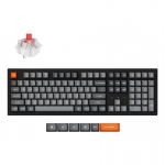 Keychron K10 Max QMK klaviatuur Universaalne USB + RF Wireless + Bluetooth Must