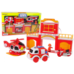 Lean Lean Toys Fire Truck Set with Sound