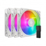 Cooler Cooler Master SickleFlow Edge 120 ARGB 3-pack Fan Kit White Edition Arvuti korpus Ventilaator 12 cm Valge 3 tk