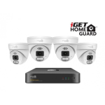 iGET HOMEGUARD HGNVK84804 - camera PoE kit 2K NVR 8CH + 4x outdoor camera with audio