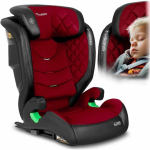 Automobiilne Automobiilne iste Nukido Louis must - punane, 15-36 kg ISOFIX