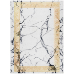 Stiilne Stiilne vaip ARLEN MARBLE4 valge glamuurstiilis 80x150 Hakano