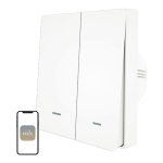 MOES ZS-B-EU2 ZigBee 2-kanali valgusl&uuml;liti