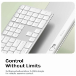 Juhtmevaba Juhtmevaba klaviatuur QWERTY Satechi Slim EX3 Mac / PC ST-KEX3S-EN h&otilde;bedane