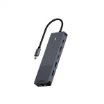 Rapoo UCM-2002 liidesekaart/adapter HDMI, RJ-45, USB 3.2 Gen 1 (3.1 Gen 1), USB t&uuml;&uuml;p-C